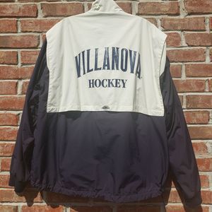 Player Worn Villanova Wildcats Hockey Windbreaker